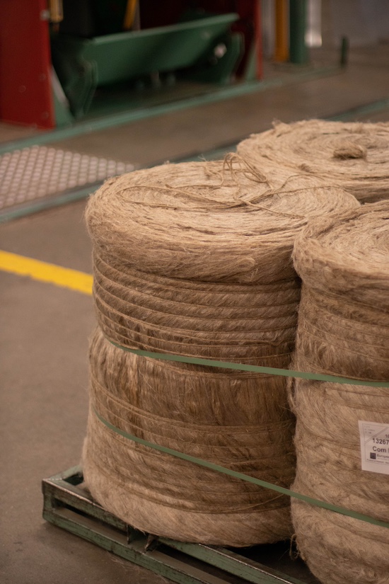 Le teillage est réalisé en Normandie